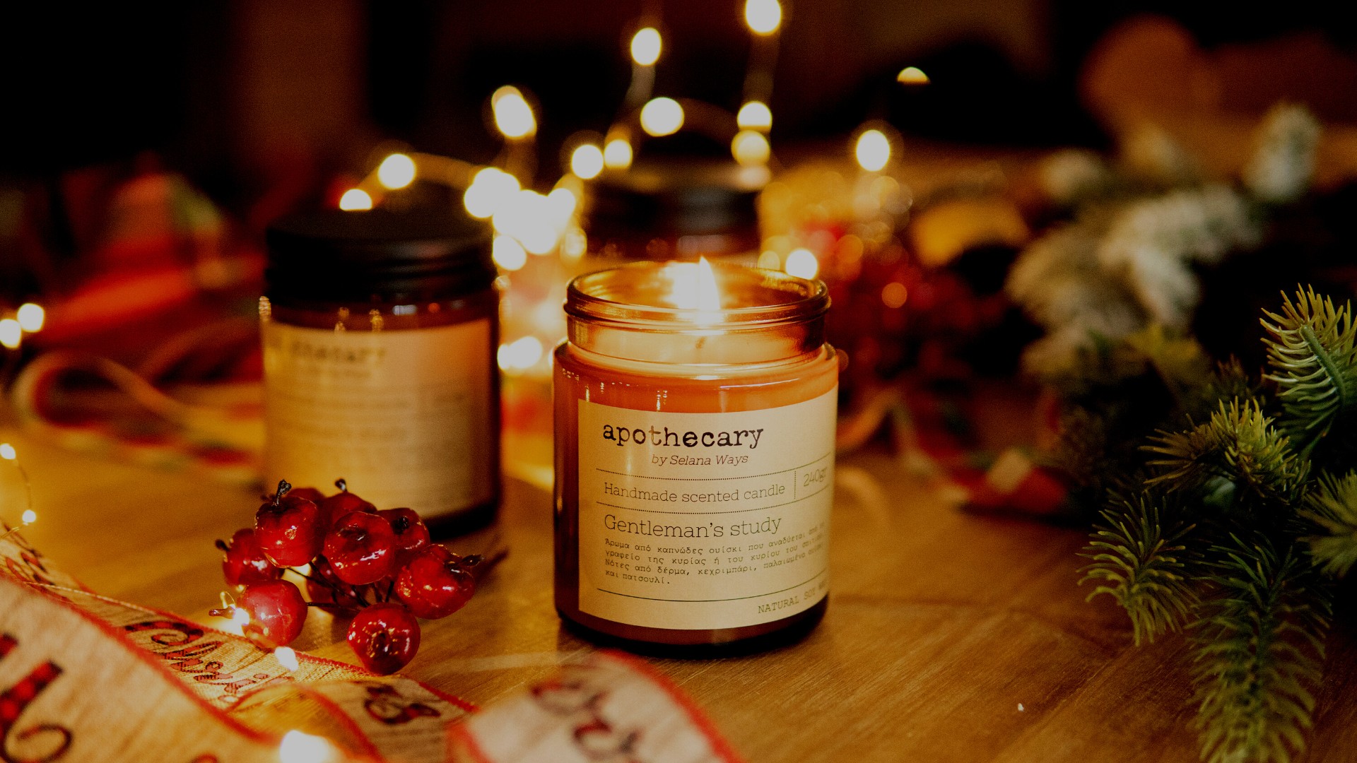 χριστουγεννιατικο κερι σογιας