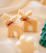 christmas candle reindeer
