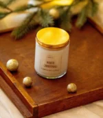 white christmas candle
