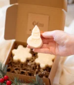 Christmas melts snowman