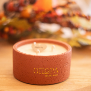 terracotta soy candle
