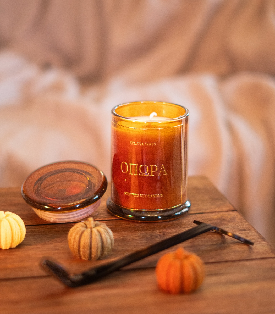 51 fall soy candle