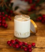 cranberry candle