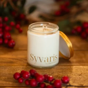 cranberry candle