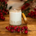 cranberry candle