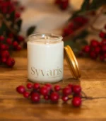 cranberry candle