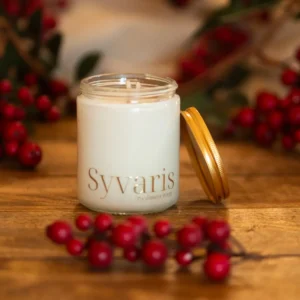cranberry candle