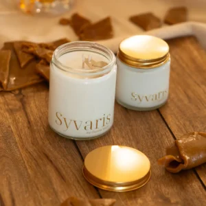whiskey caramel candle