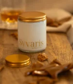 whiskey caramel candle